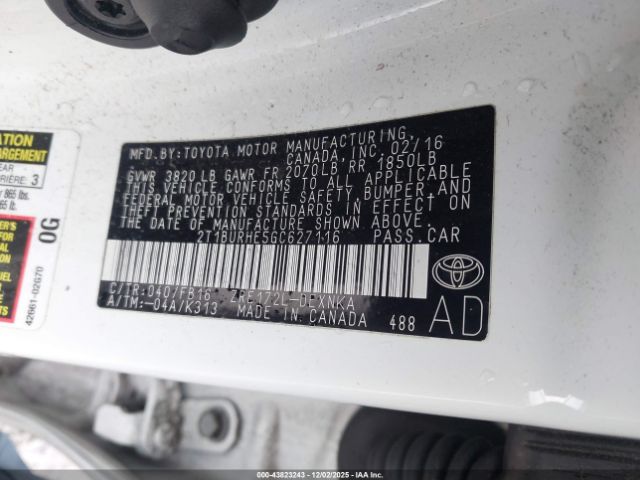 Toyota Corolla Le Image 16