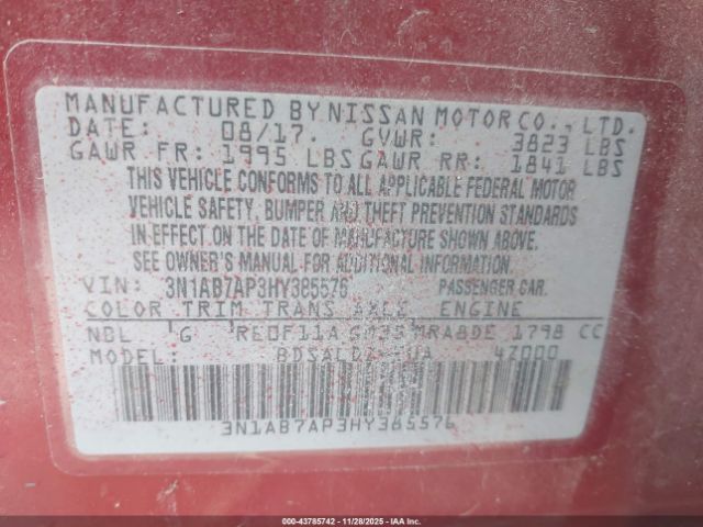 Nissan Sentra Sv Image 9