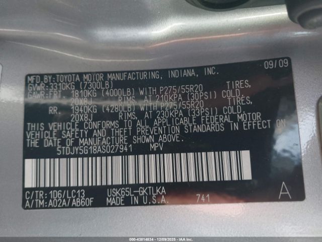 Toyota Sequoia Limited 5.7l V8 Image 14