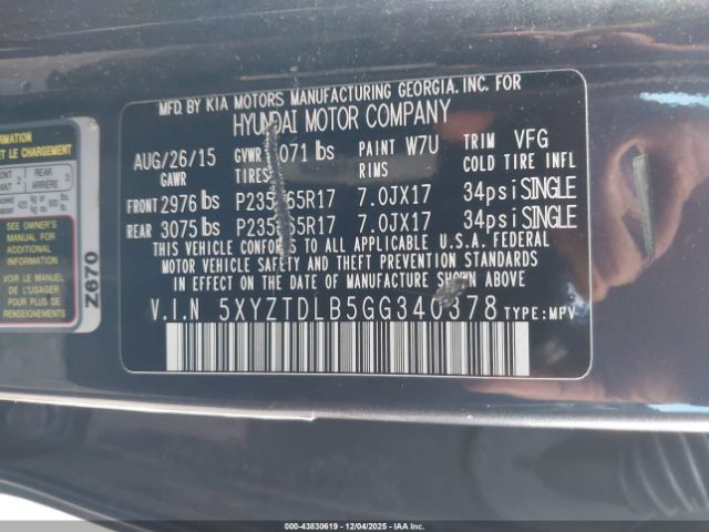 Hyundai SANTA FE 2.4l Image 13