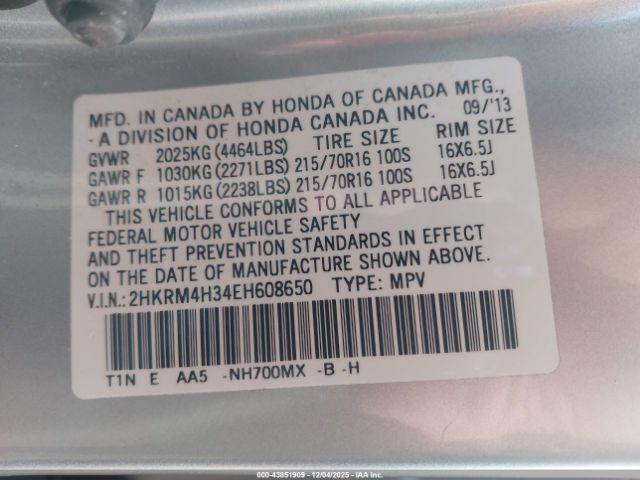 Honda CR-V Lx Image 11