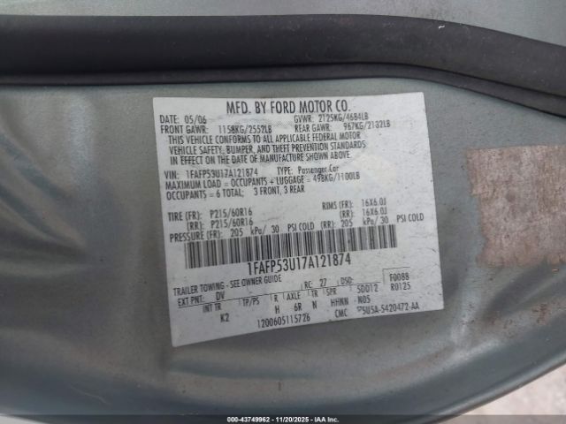 Ford Taurus Se Image 5