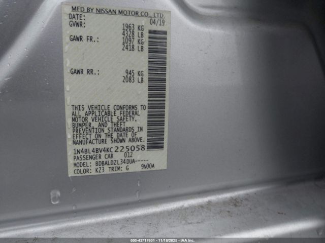 Nissan Altima 2.5 S Image 6