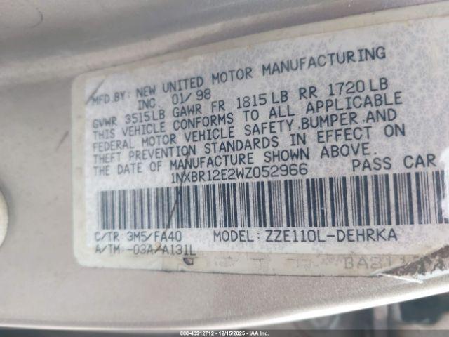 Toyota Corolla Ve Image 14