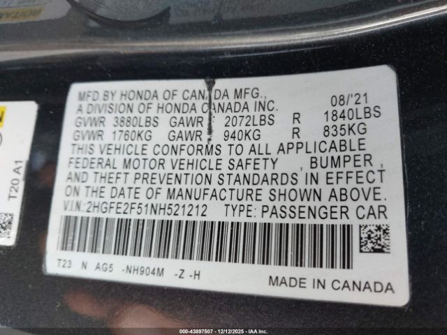 Honda Civic Sport Image 12