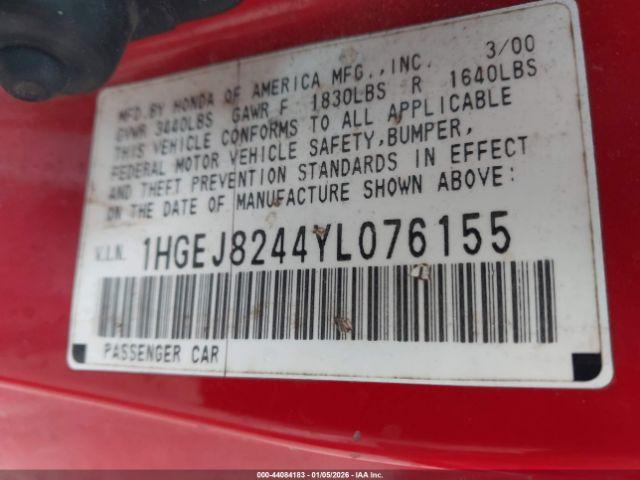 Honda Civic Ex Image 8