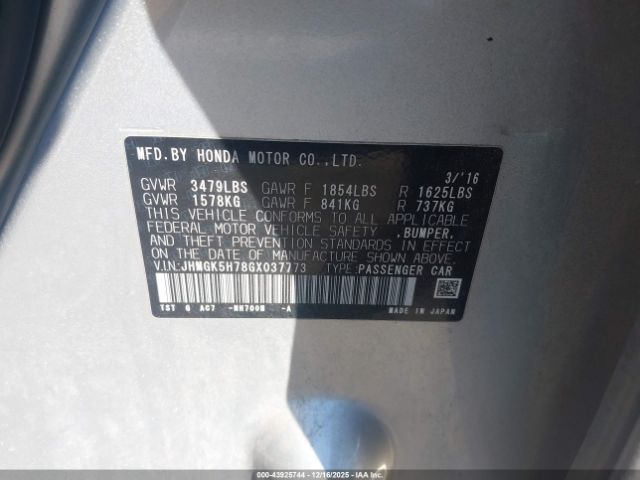 Honda Fit Ex Image 8