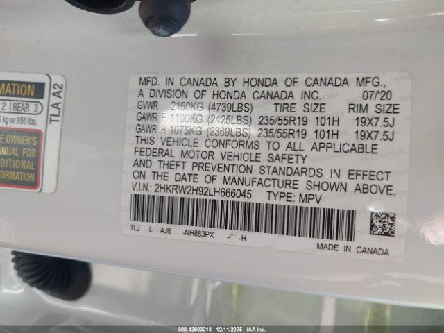 Honda CR-V Awd Touring Image 3