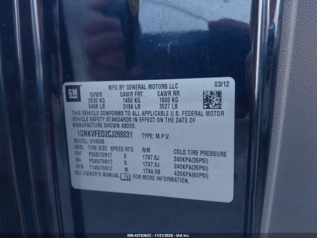 Chevrolet Traverse Ls Image 16