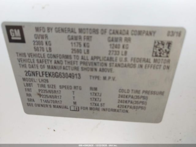 Chevrolet Equinox Lt Image 2