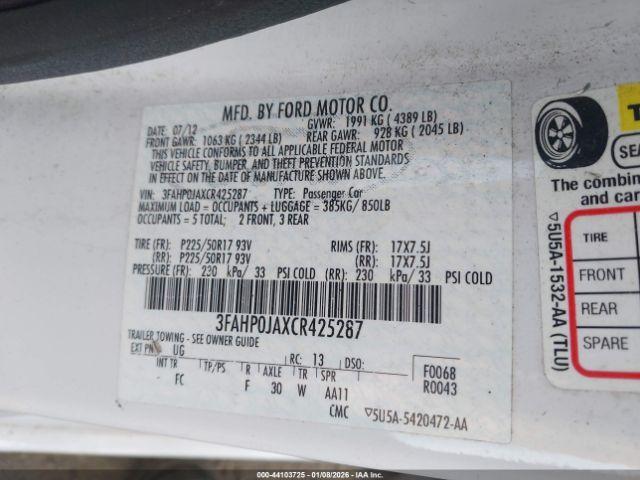 Ford Fusion Sel Image 7