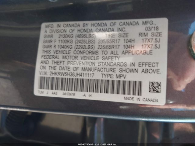 Honda CR-V Lx Image 8